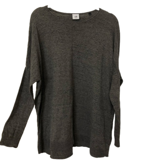 CAbi Oversized Sweater #3305 Mushroom Gray/Brown - Picture 1 of 8